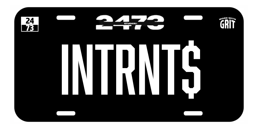 Internet Money License Plate